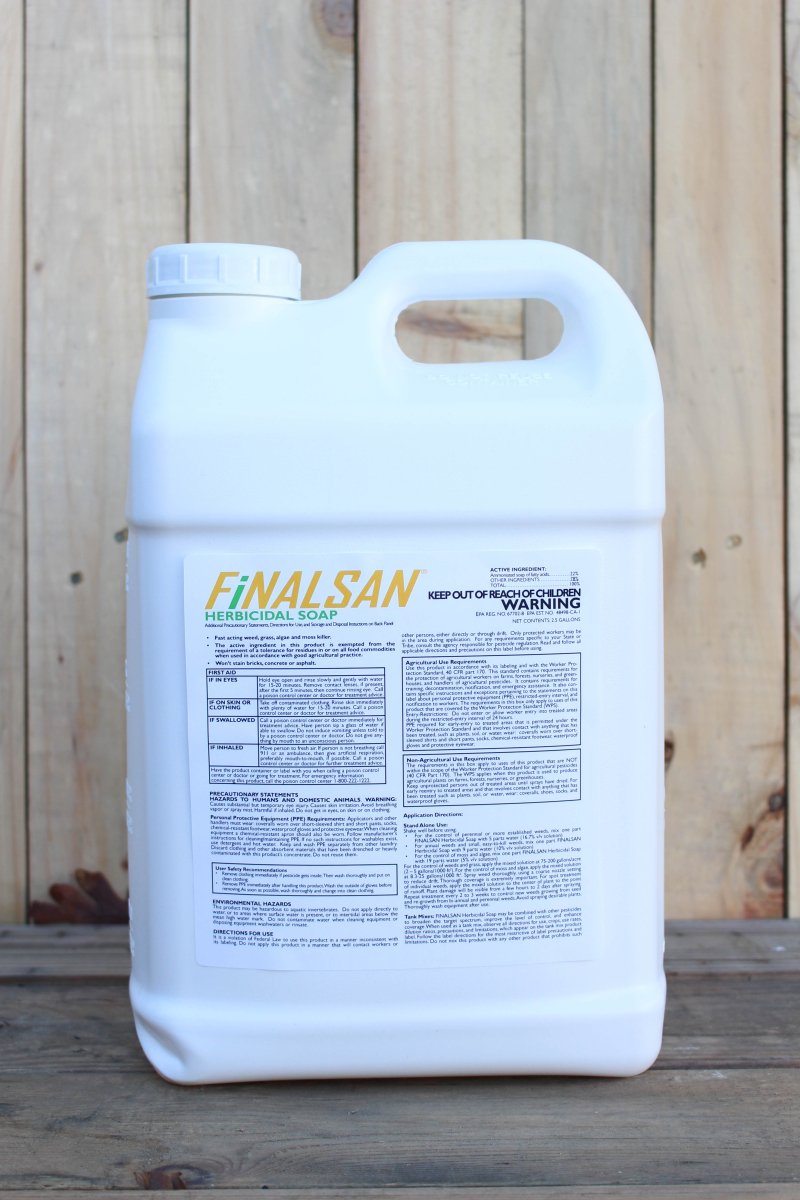 Finalsan Herbicidal Soap 2.5 Gal | Natural Weed & Grass Killer ...